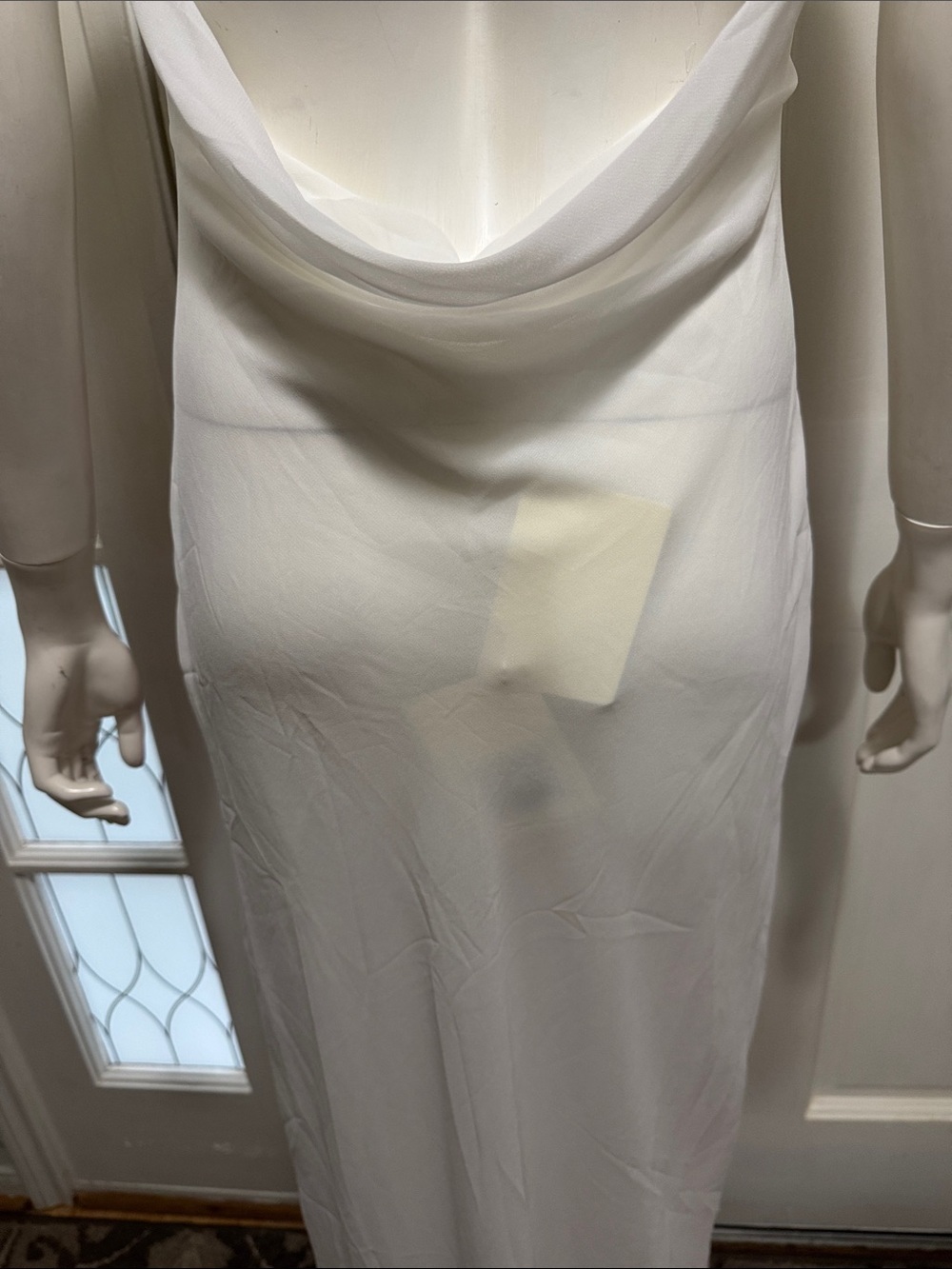 Peppermayo White Maxi Dress with Pink & Purple Floral Size 8. A1 - Picture 10 of 15